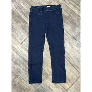 OshKosh Bgosh Girls Jeggings Size 7 Dark Wash Denim Look Pull On Pants